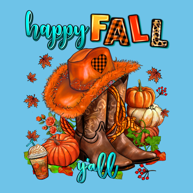 Happy Fall Y'all  Cowgirl Premium Sweatshirt by AdoDesignShop | Teevron