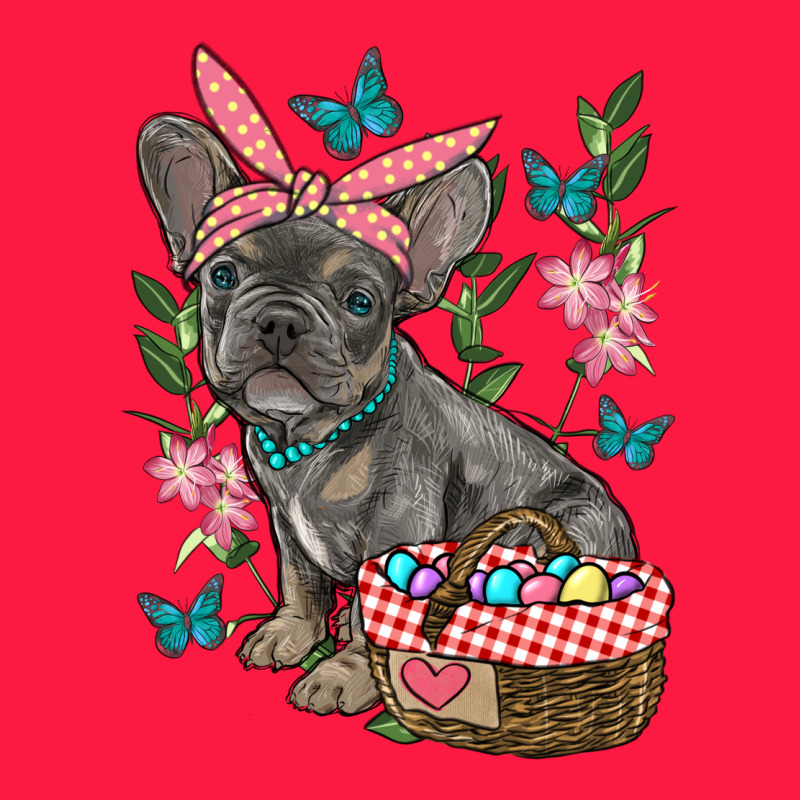 Easter French Bulldog Zipper Hoodie by RanaPortraitStore | Teevron