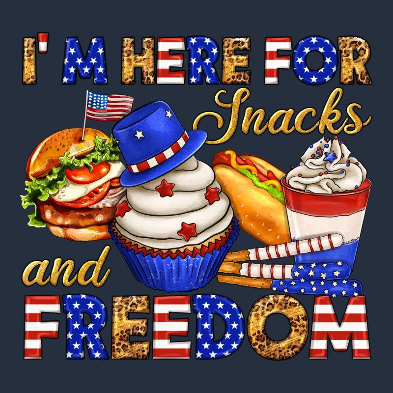 I M Here For Snacks And Freedom Zipper Hoodie by texasbilliewilder | Teevron