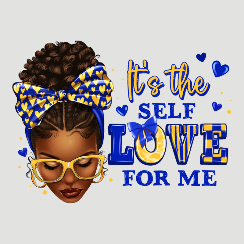 Sorority Colors Blue And Gold It's The Self Love F Classic Tee by texasbilliewilder | Teevron