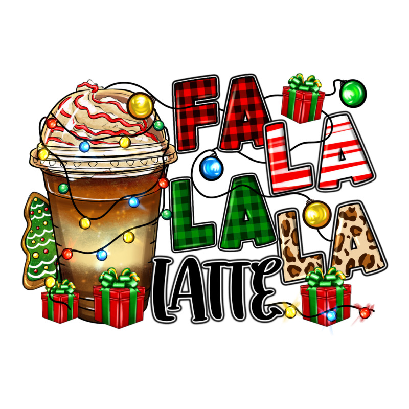 Fa La La La Latte Zipper Hoodie by Zillion Design Studio | Teevron