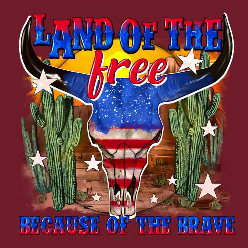 Land Of The Free Because Of The Brave Zipper Hoodie by texasbilliewilder | Teevron
