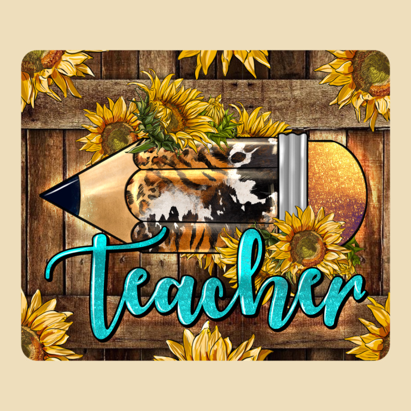 Western Teacher Pencil With Sunflowers Premium Hoodie by LillyAllenDesigns | Teevron