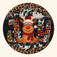 Joy Reindeer Christmas Ornament Premium Hoodie | Teevron