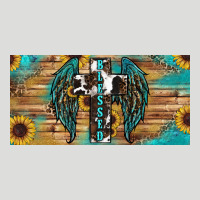 Blessed Cros Sunflowers Zipper Hoodie | Teevron