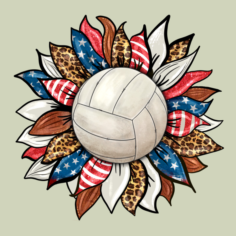 Volleyball Sunflower Heavyweight Hoodie by HRA Design Shop | Teevron