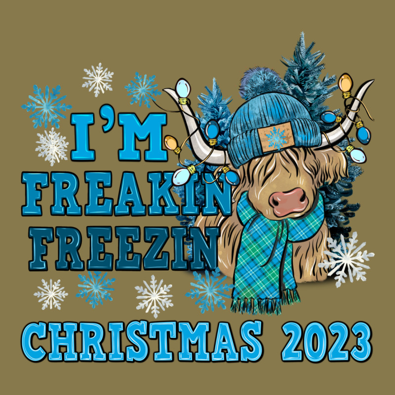 I'm Freakin Freezin Christmas 2023 Premium Hoodie by NancyCooperArtShop | Teevron