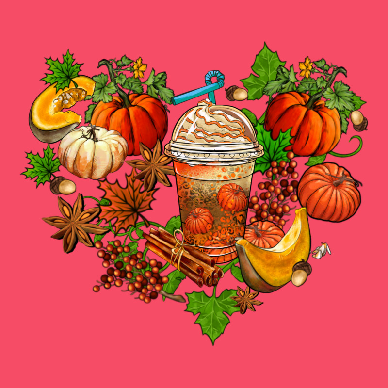 Fall Pumpkin Heart Premium Sweatshirt by AdoDesignShop | Teevron