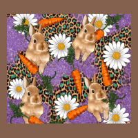 Easter Bunny Carrot Daisys Leopard Glitter Zipper Hoodie | Teevron