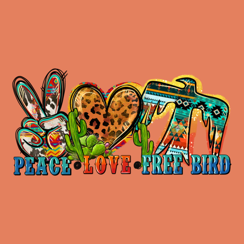 Peace Love Free Bird Classic Tee by Zillion Design Studio | Teevron