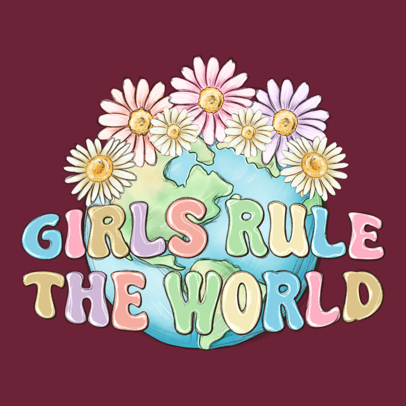 Girls Run The World Long Sleeve Tee by MaliasSmallBusiness | Teevron