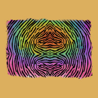 Colorful Zebra Background Premium Hoodie | Teevron