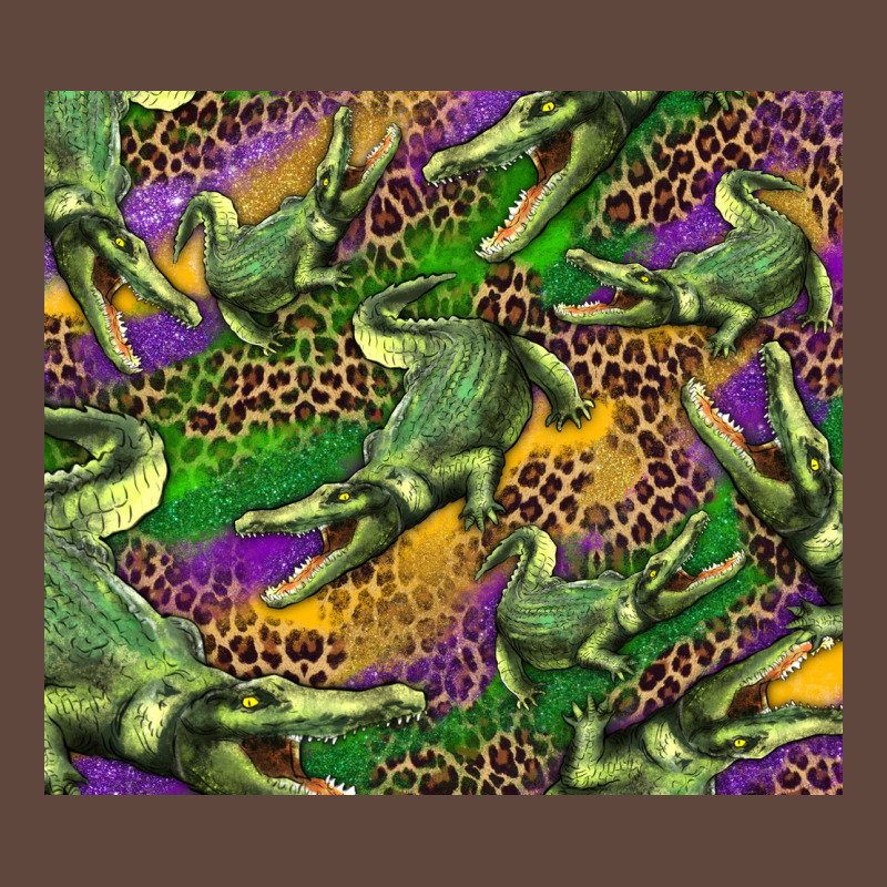 Mardi Gras Louisiana Crocodile Leopard Classic Tee by RanaPortraitStore | Teevron