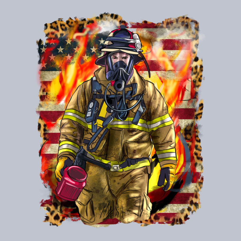 Firefighter Fire And American Premium Hoodie by LillyAllenDesigns | Teevron