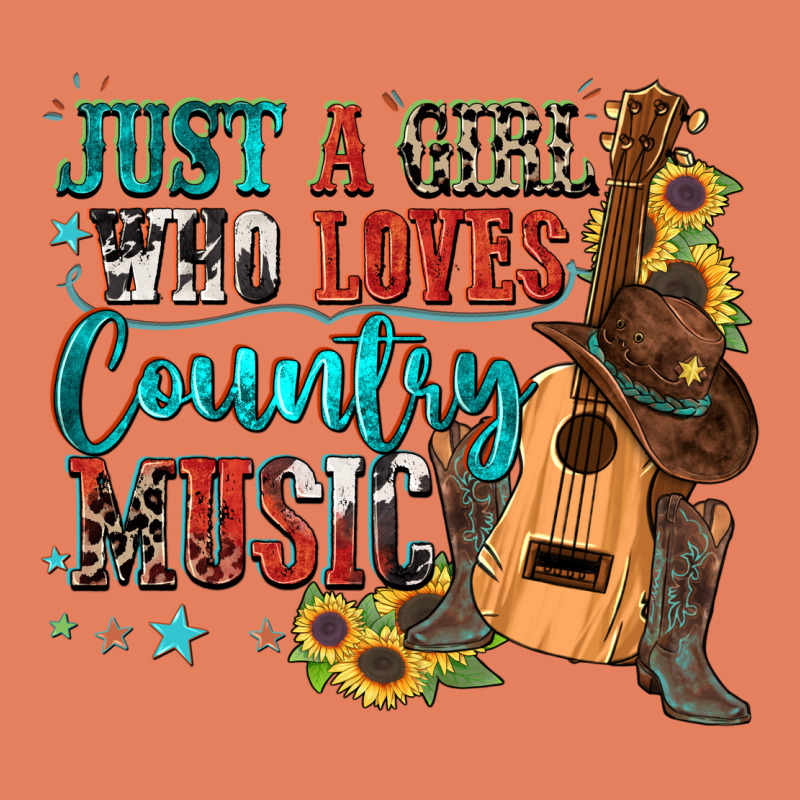 Just A Girl Who Loves Country Music Classic Tee by Zillion Design Studio | Teevron