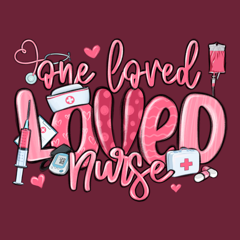 One Loved Nurse Valentine's Day Long Sleeve Tee by MaliasSmallBusiness | Teevron