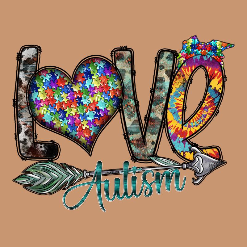 Love Autism Heavyweight Hoodie by SublimationCraftShop | Teevron