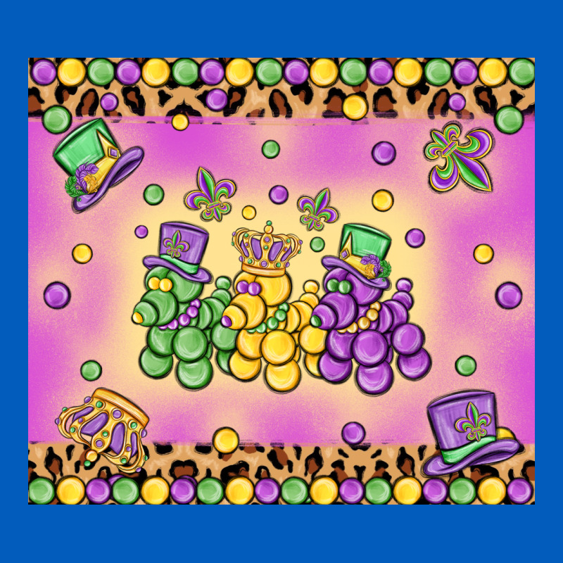 Mardi Gras Bead Dogs Urban Hoodie by MaliasSmallBusiness | Teevron