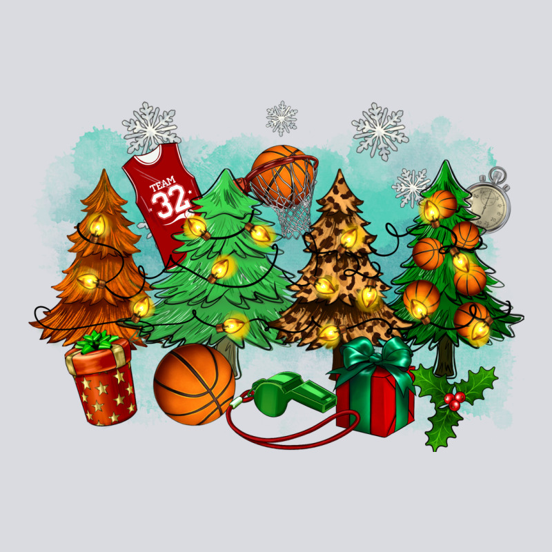 Christmas Trees With Basketball Zipper Hoodie by Zillion Design Studio | Teevron