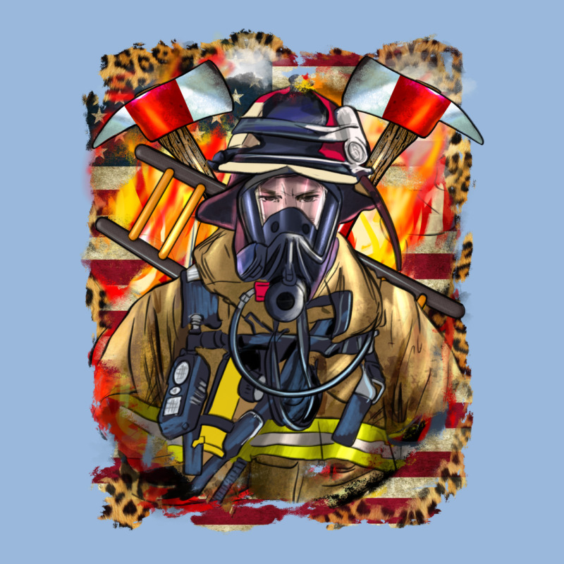 Firefighter Axe And Ladder Premium Hoodie by LillyAllenDesigns | Teevron