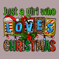 Just A Girl Who Loves Christmas Vintage Hoodie | Teevron