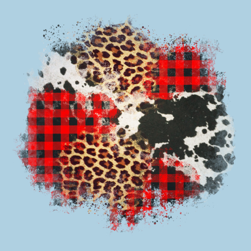 Leopard Cowhide Christmas Plaid Patches Premium Hoodie by Jasminsmagicworld | Teevron