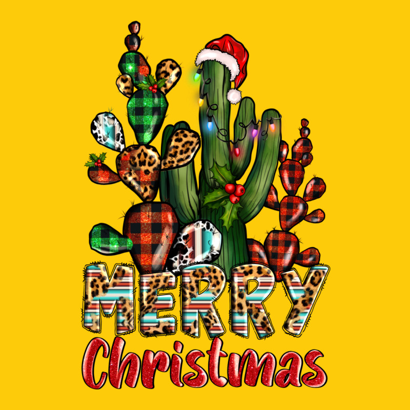 Merry Christmas Cactus Western Premium Hoodie by BarkalooDesign | Teevron