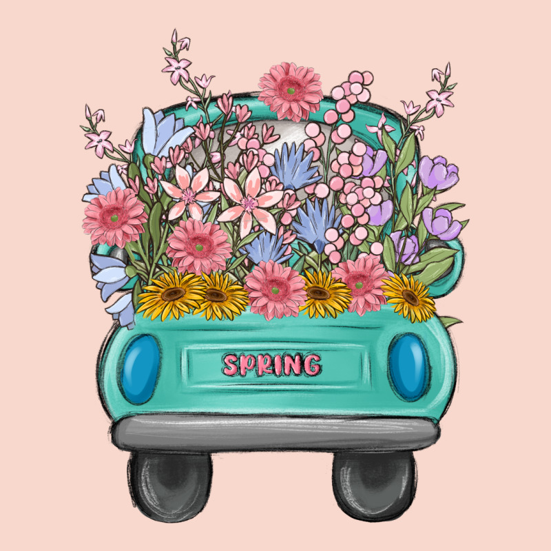 Truck With Flowers Malia Urban Hoodie by MaliasSmallBusiness | Teevron