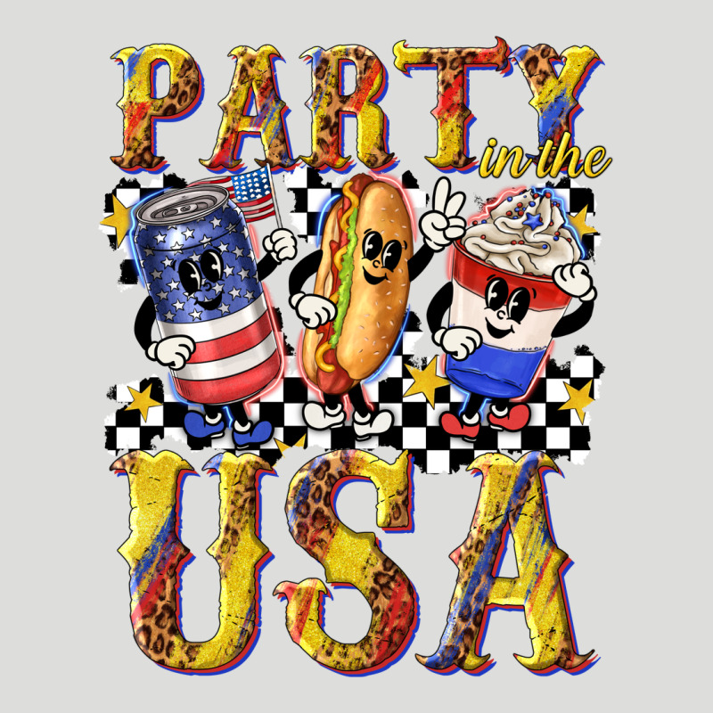 Party In The Usa With Leopard Zipper Hoodie by texasbilliewilder | Teevron