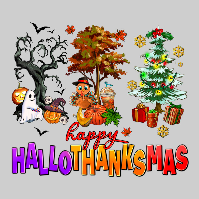 Happy Hallothanksmas Trees Premium Sweatshirt by AdoDesignShop | Teevron