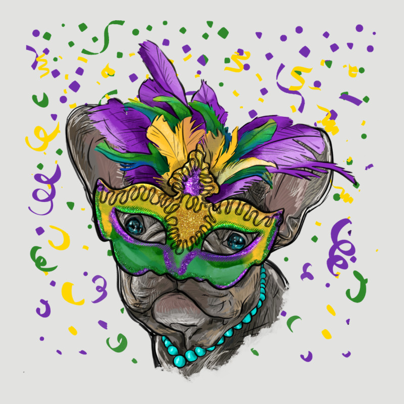 Mardi Gras Mask French Bulldog Classic Tee by RanaPortraitStore | Teevron