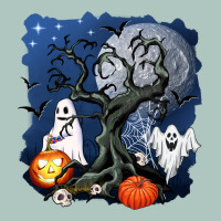 Halloween Tree And Ghosts Premium Sweatshirt | Teevron