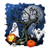 halloween tree and ghosts | Teevron