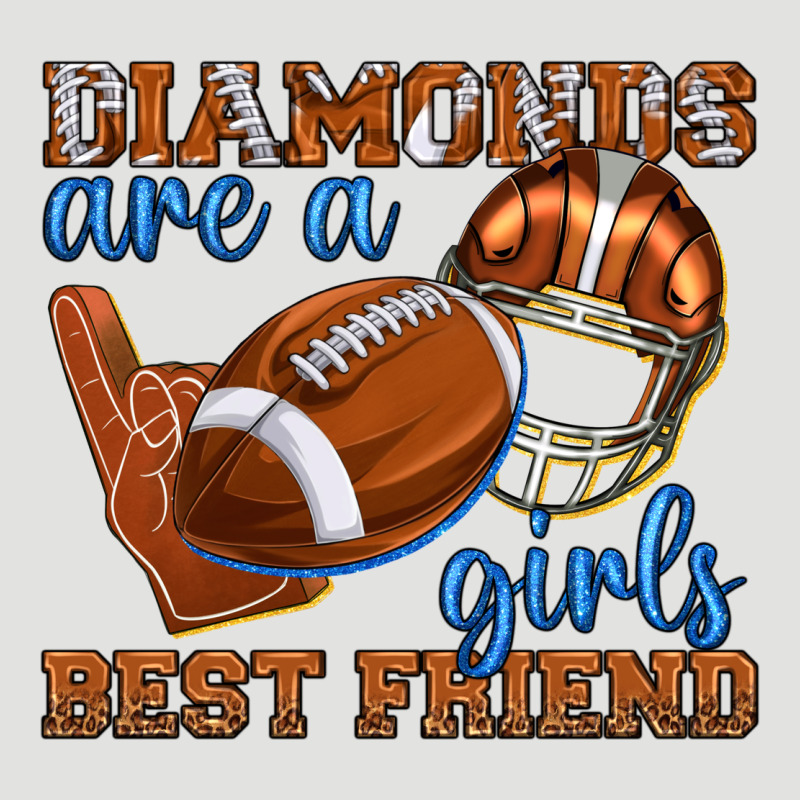 Diamonds Are A Girls Best Friend Football Classic Tee by texasbilliewilder | Teevron