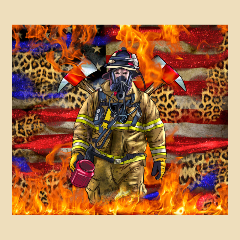 Western Firefighter With American Premium Hoodie by LillyAllenDesigns | Teevron