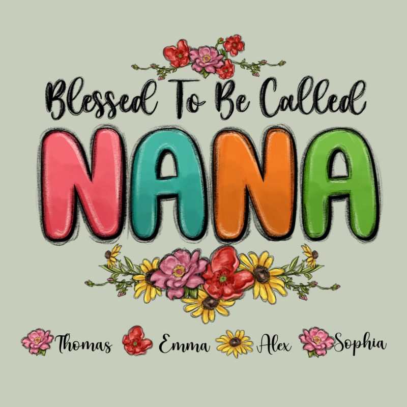Blessed To Be Called Nana Long Sleeve Tee by MaliasSmallBusiness | Teevron