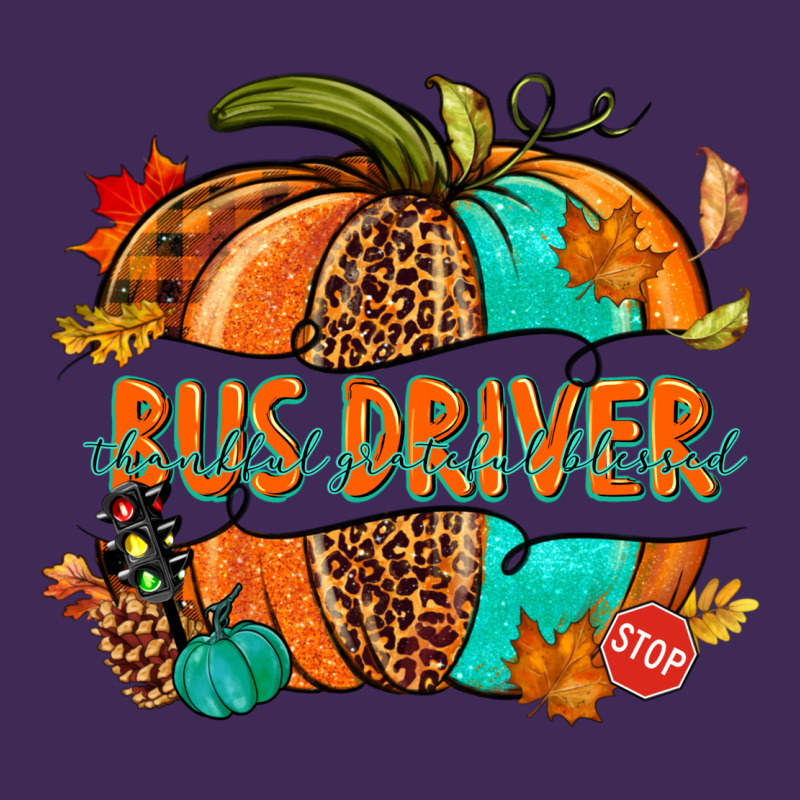 Bus Driver Pumpkin Premium Hoodie by NancyCooperArtShop | Teevron