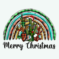 Merry Christmas Cactus Rainbow Premium Hoodie | Teevron