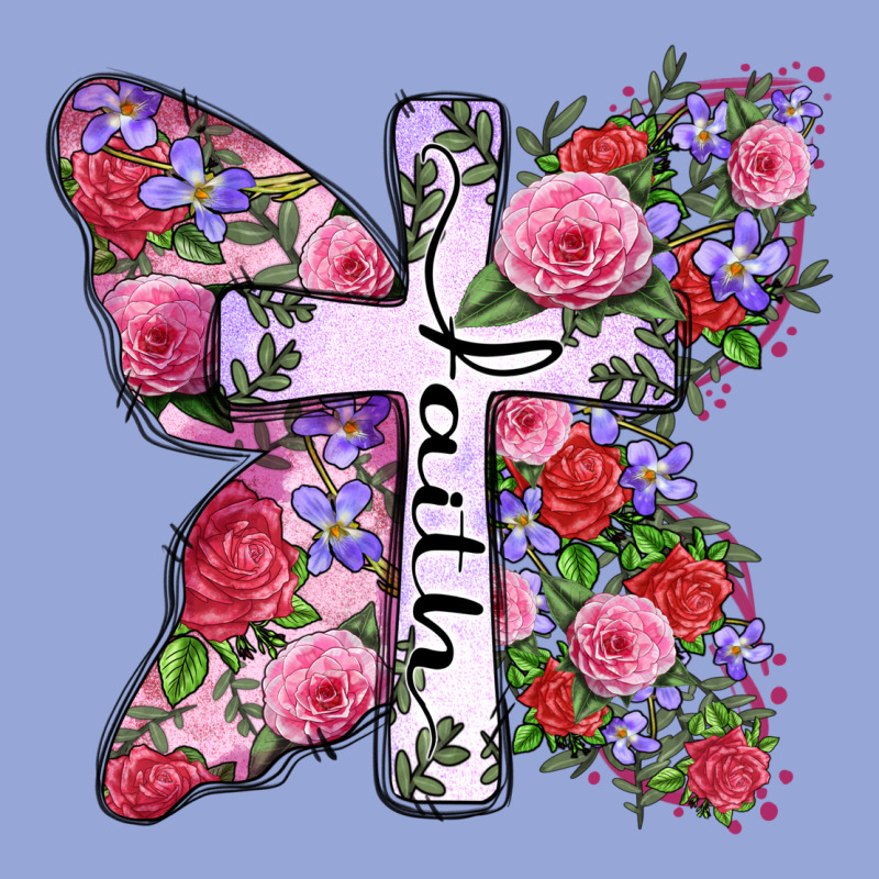 Faith Butterfly Cross Classic Tee by Zillion Design Studio | Teevron