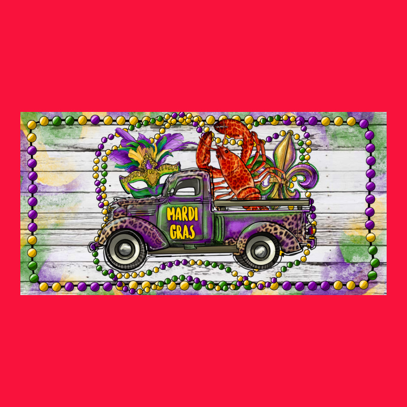 Mardi Gras Truck And Fleur De Lis Crawfish Classic Tee by RanaPortraitStore | Teevron
