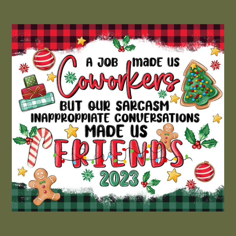 Christmas Coworkers Long Sleeve Tee by MaliasSmallBusiness | Teevron