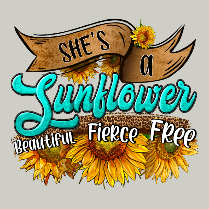 She's A Sunflower Beautiful Fierce Free Heavyweight Hoodie by HRA Design Shop | Teevron