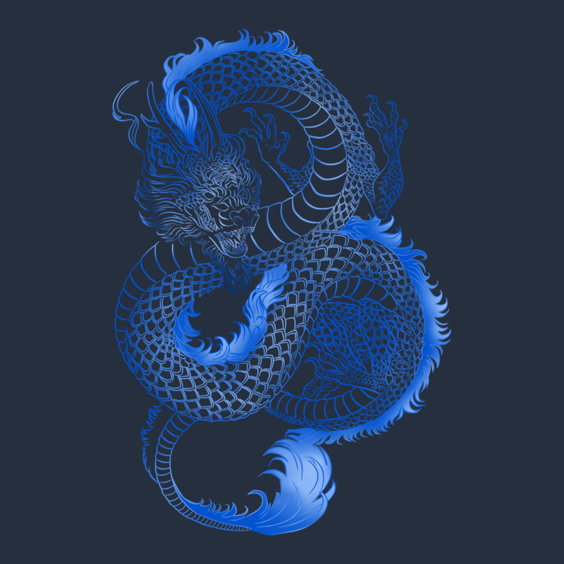 Blue Dragon Zipper Hoodie by RanaPortraitStore | Teevron