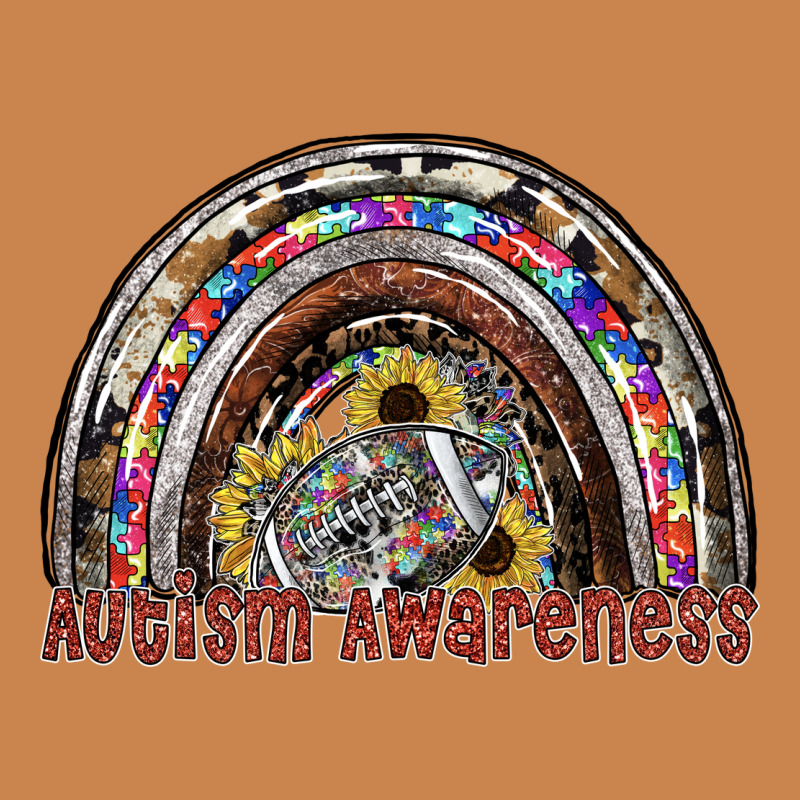 Autism Avareness Football Heavyweight Hoodie by SublimationCraftShop | Teevron