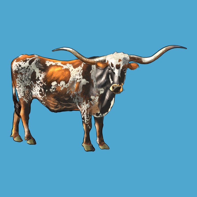 Texas Longhorn Cow Premium Hoodie by LillyAllenDesigns | Teevron