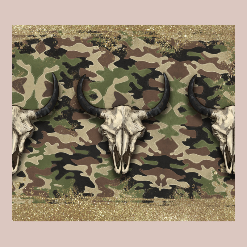 Camouflage Bull Skull Premium Hoodie by Jasminsmagicworld | Teevron