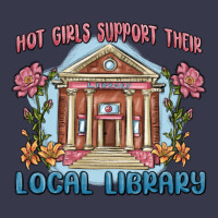 Hot Girls Support Their Local Library Long Sleeve Tee | Teevron