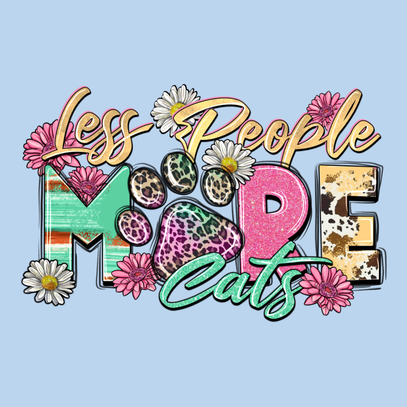 Less People More Cats Classic Tee by Zillion Design Studio | Teevron
