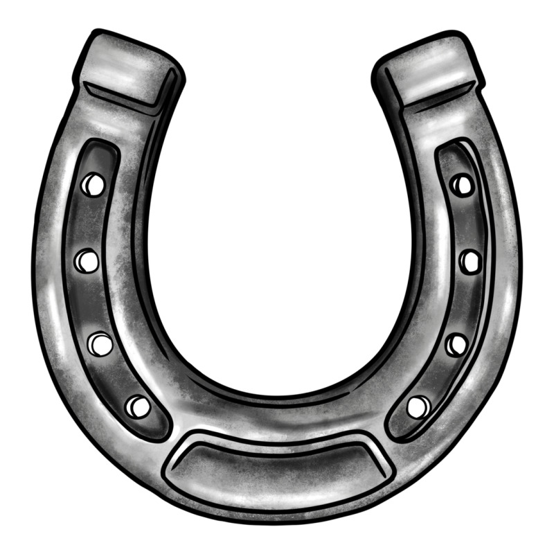 Horseshoe Ladies Tee by BarkalooDesign | Teevron