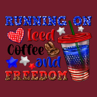 Running On Iced Coffe And Freedom Zipper Hoodie | Teevron